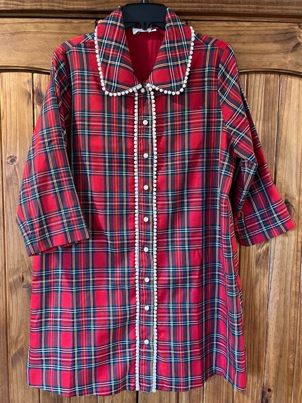 Red Plaid Women’s Christmas Dress
